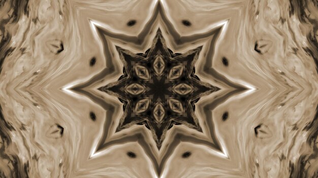 추상적인 페인트 브러쉬 잉크 폭발 확산 부드러운 개념 대칭 패턴 장식 장식 칼레도스코프 운동 기하학적 원과 별 모양