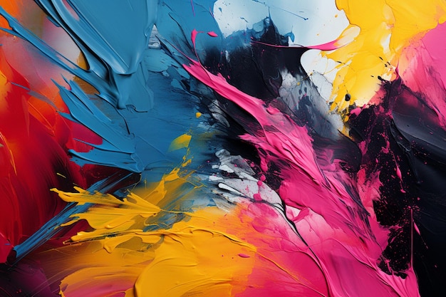 abstract paint rainbow splash background