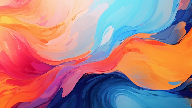 Abstract Paint Swirls background