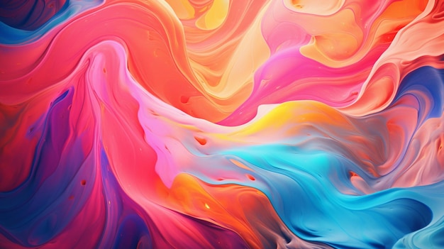 Abstract Paint Swirls background