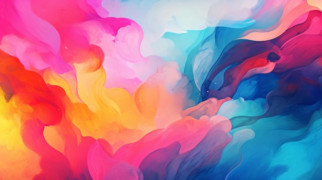 Abstract Paint Swirls background