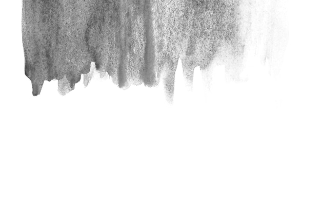 Abstract painted black and white watercolor background