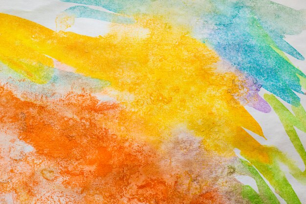 Photo abstract painted colorful watercolor background