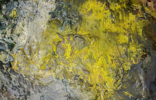 Abstract painting background close up on oil painting texture