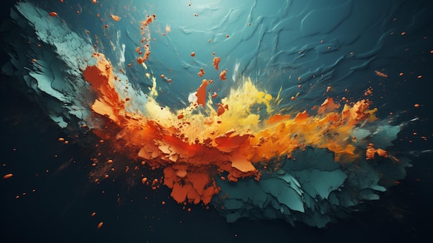 abstract painting background or texture 3d Rendering