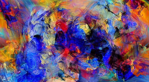 abstract painting background or texture