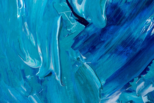 Abstract painting blue background A fragment of an art painting