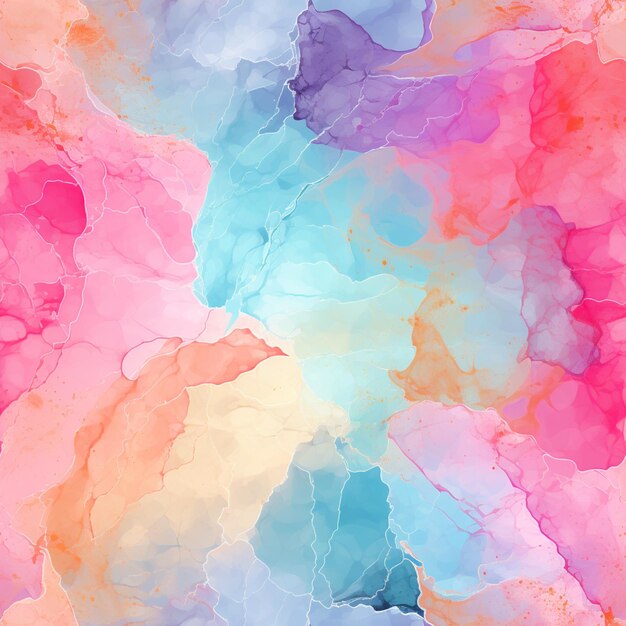 Abstract painting of a colorful background with a lot of watercolor generative ai