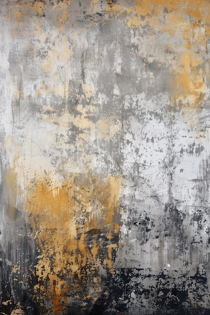 Abstract Painting on Dirty Dark White Background