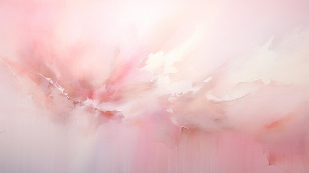 Abstract Painting In Pale Pink A Creative Exploration Of Color