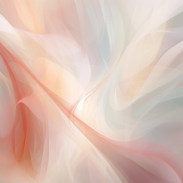 Abstract painting of a pink and white swirl with a red center generative ai