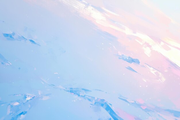 Photo abstract painting with blue and pink hues