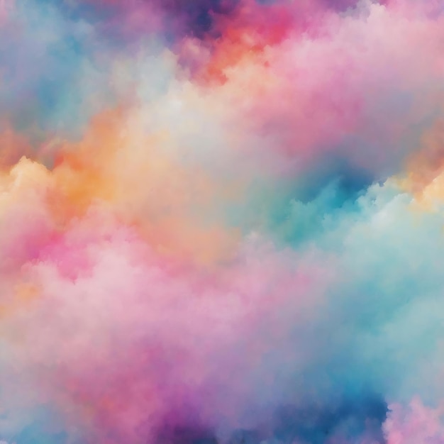 Abstract panoramic wallpaper with a tranquil pastel palette