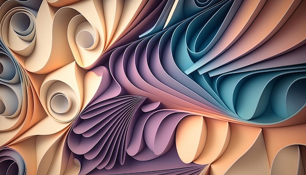 Abstract paper background Generative AI