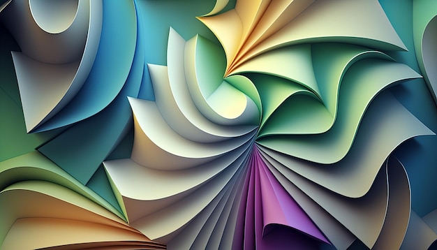 Abstract paper background Generative AI