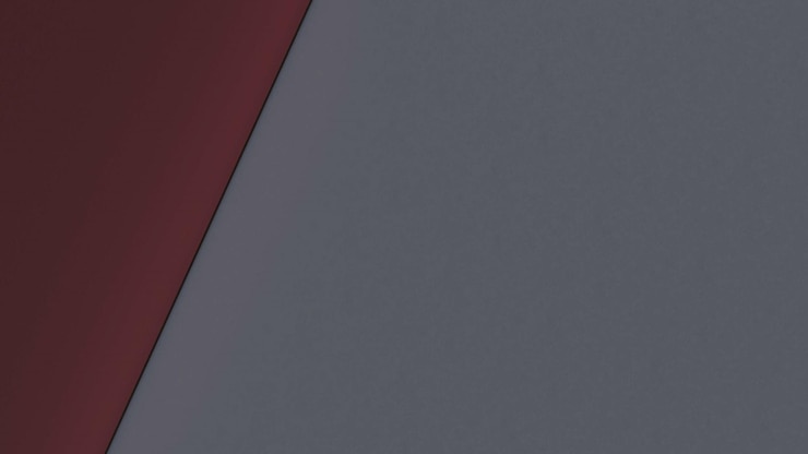 Photo abstract paper pattern red object is shown on a grey background