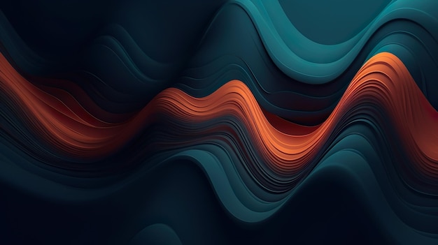 Abstract Papercut Wallpaper Created with Generative AI