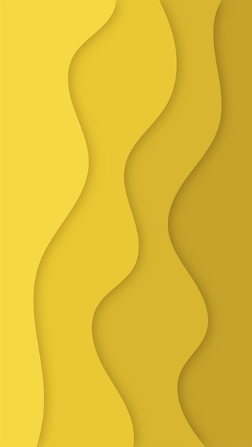 Abstract papier gesneden vorm golf achtergrond