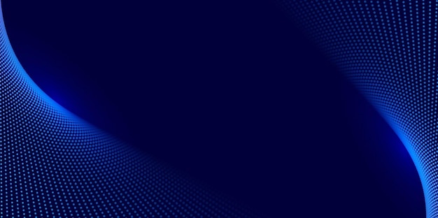 Абстрактный фон технологии частиц