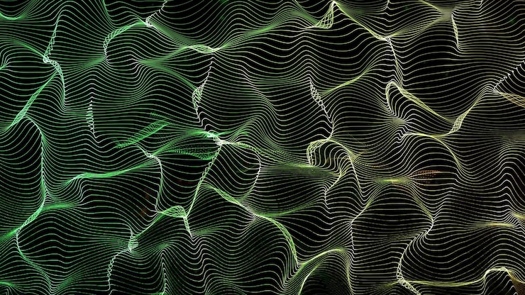 Photo abstract particles background
