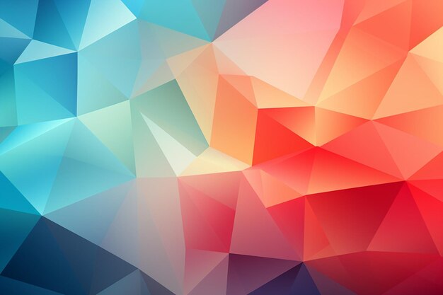 Abstract pastel background with low poly design