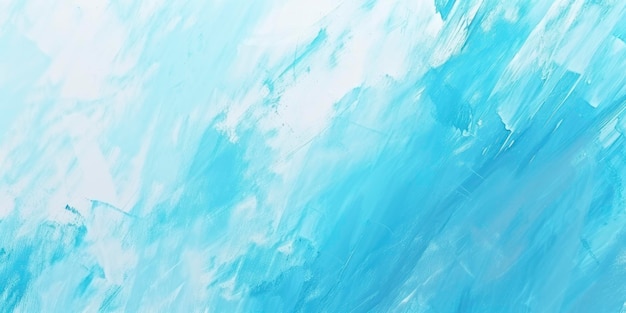 Abstract Pastel Blue Paint Brushstroke Textured Background