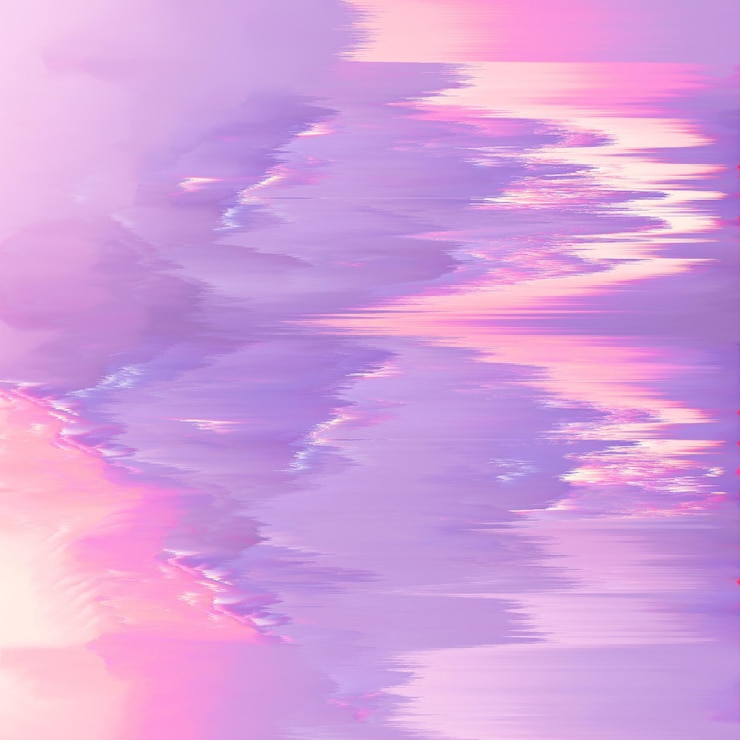 Photo abstract pastel glitch art