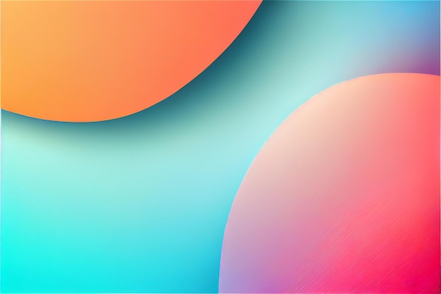 Abstract pastel rainbow colors gradient background generative AI