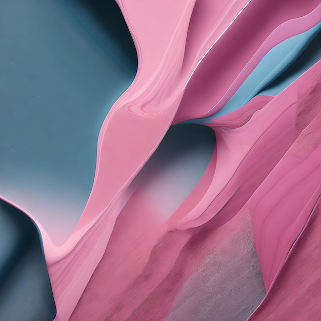 Abstract pastel smooth lines curvy generative art by AI