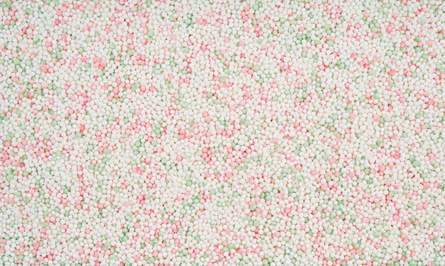 Abstract pastel sprinkles food texture background