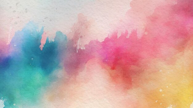 Abstract pastel watercolor background on paper