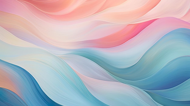 Abstract Pastel Wavy Background