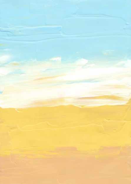 Abstract pastel yellow, blue and white background