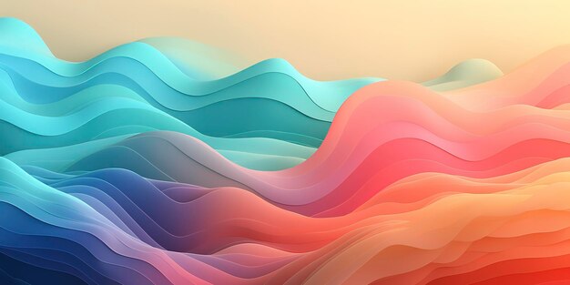 Abstract PastelColored Wallpaper A Dreamy Visual Delight Generated AI