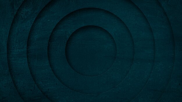 Abstract patroon van cirkels met het effect van verplaatsing van turquoise stenen getextureerde ringen