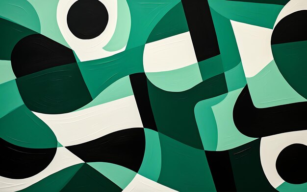 Photo abstract pattern design with overlapping geometric shapes