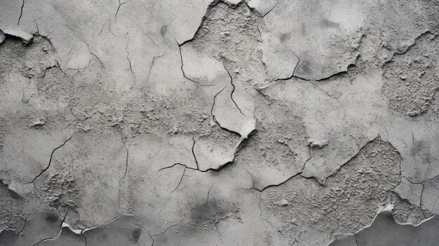 Abstract Pattern of Gray Cement Wall A Natural Surface for Art Projects generated by AI