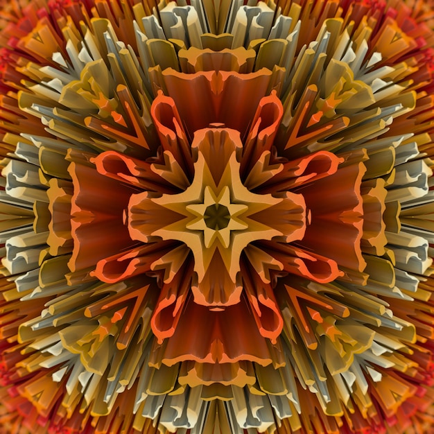 Abstract pattern mandala background