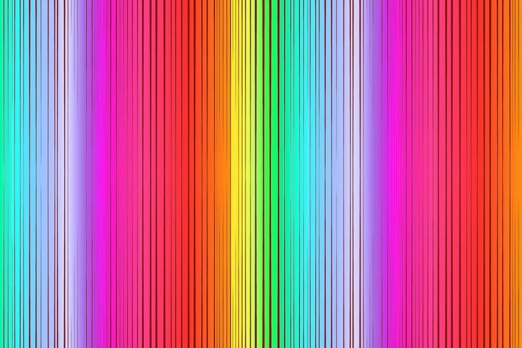 Photo abstract pattern texture with rainbow like colors
