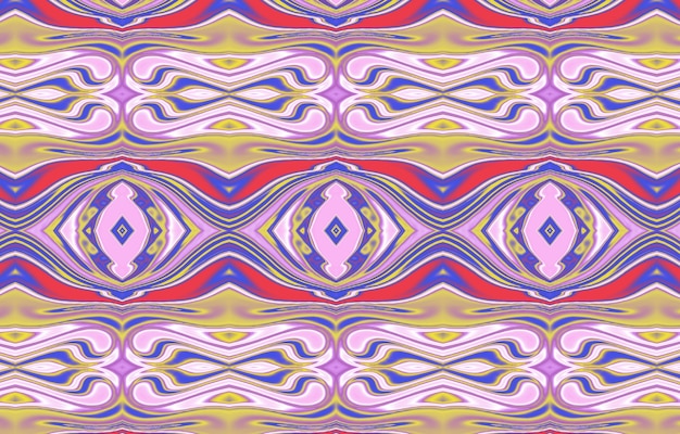 Абстрактный узор Текстура с волнистыми кривыми линиями Яркий динамический фон с красочными волнистыми