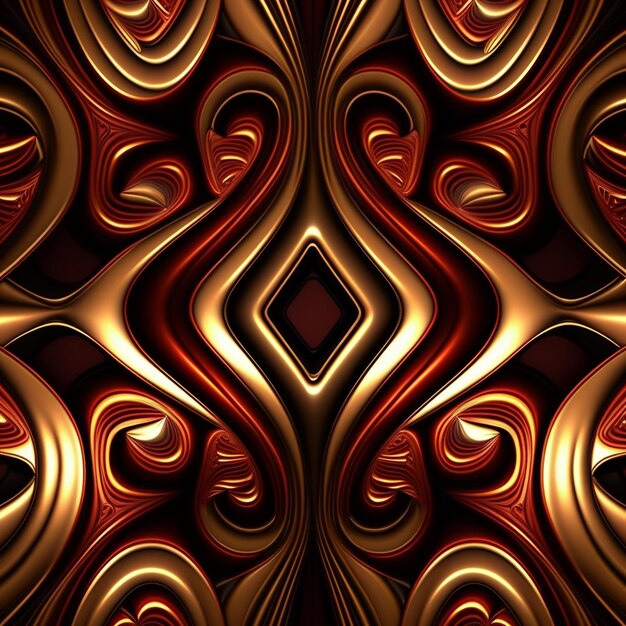 abstract pattern with brown,gold and red colors