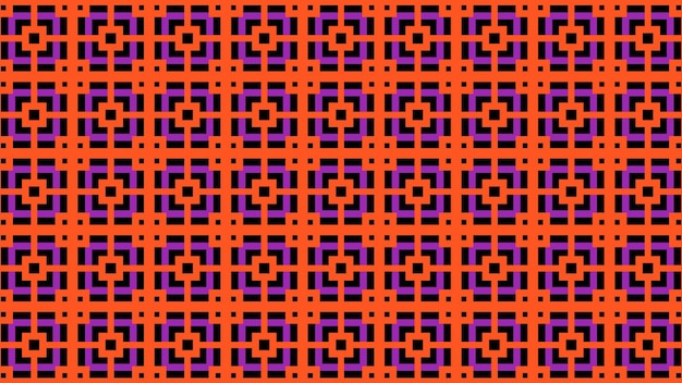 Abstract pattern with a colorful ornament on a black background.