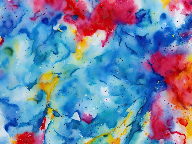 Абстрактный узор с разноцветными картинами маслом с генеративными кистями ai