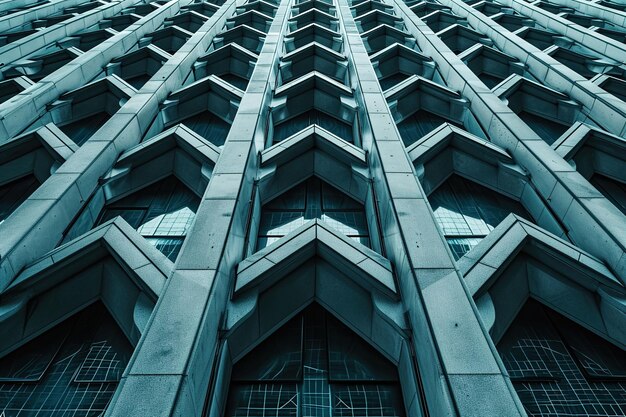 Abstract patterns formed by urban infrastructure and architecture