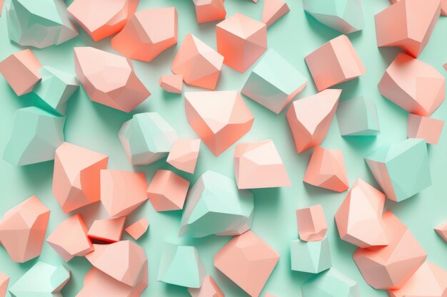 Abstract peachmints background