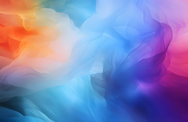 abstract photograph of a colorful background with a blurry image of a flower Generative AI