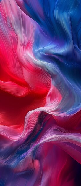 abstract photograph of a red and blue swirly background generative ai