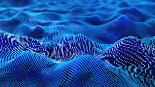 Abstract picture of particle and wave with sense of energetic design AIG53