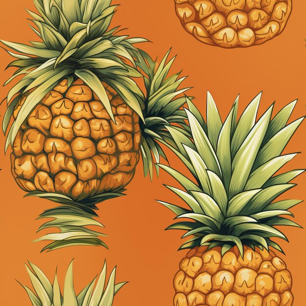 abstract pineapple background