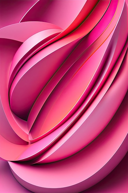 Abstract Pink 3D Background